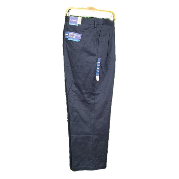 Nwt Croft & Barrow Navy Pleated Dress Pants Size 44 X 30 - Picture 1 of 2